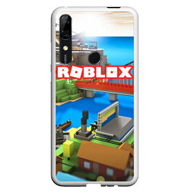 Чехол для Honor P Smart Z с принтом ROBLOX в Санкт-Петербурге, Силикон | Область печати: задняя сторона чехла, без боковых панелей | block | lego | logo | minecraft | online | oof | quest | roblocks | roblockx | roblox | studio | блок | блоки | голова | игра | игры | квест | лего | лицо | лого | логотип | майнкрафт | онлайн | роблокс | символ | студия