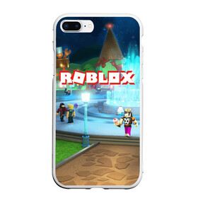 Чехол для iPhone 7Plus/8 Plus матовый с принтом ROBLOX в Санкт-Петербурге, Силикон | Область печати: задняя сторона чехла, без боковых панелей | block | lego | logo | minecraft | online | oof | quest | roblocks | roblockx | roblox | studio | блок | блоки | голова | игра | игры | квест | лего | лицо | лого | логотип | майнкрафт | онлайн | роблокс | символ | студия