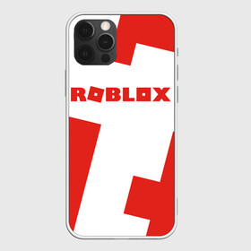 Чехол для iPhone 12 Pro с принтом ROBLOX Red в Санкт-Петербурге, силикон | область печати: задняя сторона чехла, без боковых панелей | block | lego | logo | minecraft | online | oof | quest | roblocks | roblockx | roblox | studio | блок | блоки | голова | игра | игры | квест | лего | лицо | лого | логотип | майнкрафт | онлайн | роблокс | символ | студия