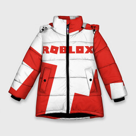Зимняя куртка для девочек 3D с принтом ROBLOX Red в Санкт-Петербурге, ткань верха — 100% полиэстер; подклад — 100% полиэстер, утеплитель — 100% полиэстер. | длина ниже бедра, удлиненная спинка, воротник стойка и отстегивающийся капюшон. Есть боковые карманы с листочкой на кнопках, утяжки по низу изделия и внутренний карман на молнии. 

Предусмотрены светоотражающий принт на спинке, радужный светоотражающий элемент на пуллере молнии и на резинке для утяжки. | block | lego | logo | minecraft | online | oof | quest | roblocks | roblockx | roblox | studio | блок | блоки | голова | игра | игры | квест | лего | лицо | лого | логотип | майнкрафт | онлайн | роблокс | символ | студия