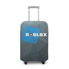 Чехол для чемодана 3D с принтом Roblox Studio в Санкт-Петербурге, 86% полиэфир, 14% спандекс | двустороннее нанесение принта, прорези для ручек и колес | block | lego | logo | minecraft | online | oof | quest | roblocks | roblockx | roblox | studio | блок | блоки | голова | игра | игры | квест | лего | лицо | лого | логотип | майнкрафт | онлайн | роблокс | символ | студия
