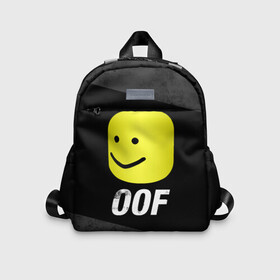 Детский рюкзак 3D с принтом Roblox OOF Мем в Санкт-Петербурге, 100% полиэстер | лямки с регулируемой длиной, сверху петелька, чтобы рюкзак можно было повесить на вешалку. Основное отделение закрывается на молнию, как и внешний карман. Внутри дополнительный карман. По бокам два дополнительных кармашка | lego | logo | meme | memes | minecraft | oof | quest | roblocks | roblockx | roblox | studio | блок | блоки | голова | игра | игры | квест | лего | лицо | лого | логотип | майнкрафт | мем | мемы | онлайн | роблокс | студия