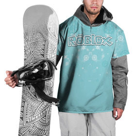 Накидка на куртку 3D с принтом Roblox Новогодний в Санкт-Петербурге, 100% полиэстер |  | Тематика изображения на принте: dynablocks | roblox | блоки | вселенная | герои | год | кубики | новый | роблокс | снег | снежинки | узор