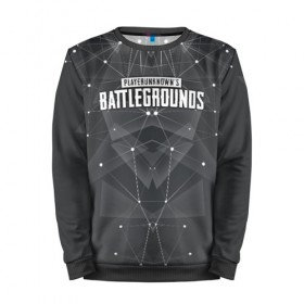 Мужской свитшот 3D с принтом PUBG Punk Jacket Black в Санкт-Петербурге, 100% полиэстер с мягким внутренним слоем | круглый вырез горловины, мягкая резинка на манжетах и поясе, свободная посадка по фигуре | battle | chicken | dinner | royale | winner | битва | борьба | королевская | симулятор