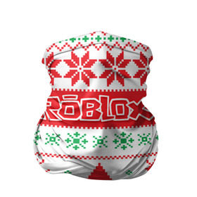 Бандана-труба 3D с принтом Новогодний Roblox в Санкт-Петербурге, 100% полиэстер, ткань с особыми свойствами — Activecool | плотность 150‒180 г/м2; хорошо тянется, но сохраняет форму | Тематика изображения на принте: dynablocks | roblox | блоки | вселенная | герои | год | кубики | новый | роблокс | снег | снежинки | узор