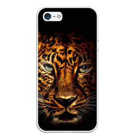 Чехол для iPhone 5/5S матовый с принтом Ягуар в Санкт-Петербурге, Силикон | Область печати: задняя сторона чехла, без боковых панелей | гепард | кошка | леопард | охотник | тигр | хищник | ягуар