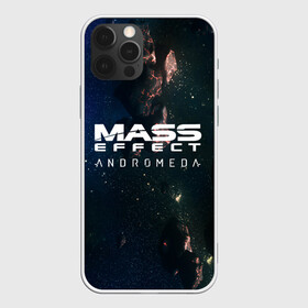 Чехол для iPhone 12 Pro с принтом MASS EFFECT ANDROMEDA в Санкт-Петербурге, силикон | область печати: задняя сторона чехла, без боковых панелей | amdromeda initiative | andromeda | game | gun | hemet | n7 | rifle | ryder | soldier | space | star | weapon