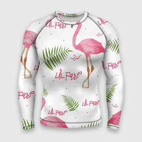 Мужской рашгард 3D с принтом Lil Peep pink flamingo в Санкт-Петербурге,  |  | Тематика изображения на принте: benz truck | girls. pink | gustav hr | hip hop | lil | lil peep | peep | rap | лил | лилпип | листья | пальма | пальмы | пип | розовый | рэп | фламинго | хип хоп | эмо | эмо реп