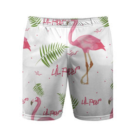 Мужские шорты 3D спортивные с принтом Lil Peep pink flamingo в Санкт-Петербурге,  |  | Тематика изображения на принте: benz truck | girls. pink | gustav hr | hip hop | lil | lil peep | peep | rap | лил | лилпип | листья | пальма | пальмы | пип | розовый | рэп | фламинго | хип хоп | эмо | эмо реп