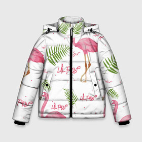 Зимняя куртка для мальчиков 3D с принтом Lil Peep pink flamingo в Санкт-Петербурге, ткань верха — 100% полиэстер; подклад — 100% полиэстер, утеплитель — 100% полиэстер | длина ниже бедра, удлиненная спинка, воротник стойка и отстегивающийся капюшон. Есть боковые карманы с листочкой на кнопках, утяжки по низу изделия и внутренний карман на молнии. 

Предусмотрены светоотражающий принт на спинке, радужный светоотражающий элемент на пуллере молнии и на резинке для утяжки | benz truck | girls. pink | gustav hr | hip hop | lil | lil peep | peep | rap | лил | лилпип | листья | пальма | пальмы | пип | розовый | рэп | фламинго | хип хоп | эмо | эмо реп