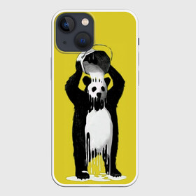 Чехол для iPhone 13 mini с принтом панда в Санкт-Петербурге,  |  | арт | краска | медведь | панда