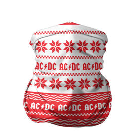Бандана-труба 3D с принтом AC/DC Новогодний в Санкт-Петербурге, 100% полиэстер, ткань с особыми свойствами — Activecool | плотность 150‒180 г/м2; хорошо тянется, но сохраняет форму | 