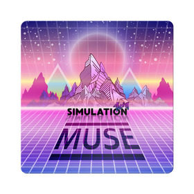 Магнит виниловый Квадрат с принтом Simulation Theory. Muse в Санкт-Петербурге, полимерный материал с магнитным слоем | размер 9*9 см, закругленные углы | matthew bellamy | muse | simulation theory | мьюз | мэт бэллами | мэтью беллами