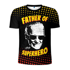 Мужская футболка 3D спортивная с принтом Stan Lee: Father of Superhero в Санкт-Петербурге, 100% полиэстер с улучшенными характеристиками | приталенный силуэт, круглая горловина, широкие плечи, сужается к линии бедра | Тематика изображения на принте: avengers | father | hero | hulk | iron | lee | man | stan | stan lee | stanlee | superhero | thor | анти | герой | железный | комиксы | лии | мстители | отец | стен | стенли | стэн ли | супер | супергероев | тор | халк | человек