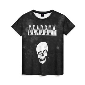 Женская футболка 3D с принтом BONES DEADBOY / SESH в Санкт-Петербурге, 100% полиэфир ( синтетическое хлопкоподобное полотно) | прямой крой, круглый вырез горловины, длина до линии бедер | bones | boy | dead | deadboy | elmo | hdmi | hip | hop | kennedy | metal | rap | rapper | scream | sesh | seshollowaterboyz | skull | team | кеннеди | кости | костя | метал | рэп | рэпер | сеш | скрим | сэш | хип | хоп | череп | элмо