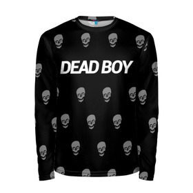 Мужской лонгслив 3D с принтом Bones Deadboy в Санкт-Петербурге, 100% полиэстер | длинные рукава, круглый вырез горловины, полуприлегающий силуэт | Тематика изображения на принте: bones | boy | dead | deadboy | elmo | hdmi | hip | hop | kennedy | metal | rap | rapper | scream | sesh | seshollowaterboyz | skull | team | кеннеди | кости | костя | метал | рэп | рэпер | сеш | скрим | сэш | хип | хоп | череп | элмо