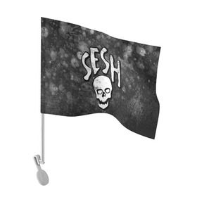Флаг для автомобиля с принтом SESH Team (Bones) в Санкт-Петербурге, 100% полиэстер | Размер: 30*21 см | bones | boy | dead | deadboy | elmo | hdmi | hip | hop | kennedy | metal | rap | rapper | scream | sesh | seshollowaterboyz | skull | team | кеннеди | кости | костя | метал | рэп | рэпер | сеш | скрим | сэш | хип | хоп | череп | элмо