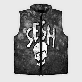 Мужской жилет утепленный 3D с принтом SESH Team (Bones) в Санкт-Петербурге,  |  | bones | boy | dead | deadboy | elmo | hdmi | hip | hop | kennedy | metal | rap | rapper | scream | sesh | seshollowaterboyz | skull | team | кеннеди | кости | костя | метал | рэп | рэпер | сеш | скрим | сэш | хип | хоп | череп | элмо