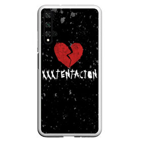 Чехол для Honor 20 с принтом XXXTentacion Red Broken Heart в Санкт-Петербурге, Силикон | Область печати: задняя сторона чехла, без боковых панелей | broken | dead | heart | king | legend | music | rap | rapper | red | revenge | rip | xtentation | xxtennation | xxx | xxxtentacion | красное | мертв | музыка | память | разбитое | репер | рип | рэп | сердце | тентасьон | умер