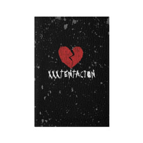 Обложка для паспорта матовая кожа с принтом XXXTentacion Red Broken Heart в Санкт-Петербурге, натуральная матовая кожа | размер 19,3 х 13,7 см; прозрачные пластиковые крепления | broken | dead | heart | king | legend | music | rap | rapper | red | revenge | rip | xtentation | xxtennation | xxx | xxxtentacion | красное | мертв | музыка | память | разбитое | репер | рип | рэп | сердце | тентасьон | умер