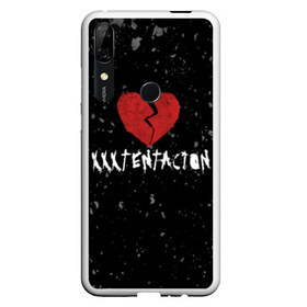 Чехол для Honor P Smart Z с принтом XXXTentacion Red Broken Heart в Санкт-Петербурге, Силикон | Область печати: задняя сторона чехла, без боковых панелей | broken | dead | heart | king | legend | music | rap | rapper | red | revenge | rip | xtentation | xxtennation | xxx | xxxtentacion | красное | мертв | музыка | память | разбитое | репер | рип | рэп | сердце | тентасьон | умер