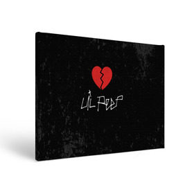 Холст прямоугольный с принтом Lil Peep Broken Heart в Санкт-Петербурге, 100% ПВХ |  | broken | dead | heart | lil | lil peep | lilpeep | music | peep | pump | rap | rapper | red | rip | густав | красное | лил | лил пип | лилпип | мертв | память | пип | разбитое | рип | рэп | рэпер | сердечко | сердце | умер | эмо