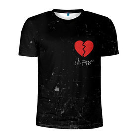 Мужская футболка 3D спортивная с принтом Lil Peep Broken Heart в Санкт-Петербурге, 100% полиэстер с улучшенными характеристиками | приталенный силуэт, круглая горловина, широкие плечи, сужается к линии бедра | broken | dead | heart | lil | lil peep | lilpeep | music | peep | pump | rap | rapper | red | rip | густав | красное | лил | лил пип | лилпип | мертв | память | пип | разбитое | рип | рэп | рэпер | сердечко | сердце | умер | эмо