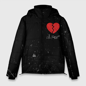 Мужская зимняя куртка 3D с принтом Lil Peep Broken Heart в Санкт-Петербурге, верх — 100% полиэстер; подкладка — 100% полиэстер; утеплитель — 100% полиэстер | длина ниже бедра, свободный силуэт Оверсайз. Есть воротник-стойка, отстегивающийся капюшон и ветрозащитная планка. 

Боковые карманы с листочкой на кнопках и внутренний карман на молнии. | broken | dead | heart | lil | lil peep | lilpeep | music | peep | pump | rap | rapper | red | rip | густав | красное | лил | лил пип | лилпип | мертв | память | пип | разбитое | рип | рэп | рэпер | сердечко | сердце | умер | эмо