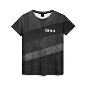 Женская футболка 3D с принтом CS:GO - Graphite в Санкт-Петербурге, 100% полиэфир ( синтетическое хлопкоподобное полотно) | прямой крой, круглый вырез горловины, длина до линии бедер | asiimov | beast | counter | counter strike | counterstrike | cs go | cs:go | csgo | global | graphite | hyper | hyperbeast | offensive | strike | азимов | графит | контер | контр | контра | контрстрайк | страйк | сы пщ