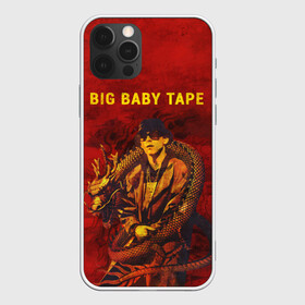 Чехол для iPhone 12 Pro с принтом BIG BABY TAPE - Dragonborn в Санкт-Петербурге, силикон | область печати: задняя сторона чехла, без боковых панелей | Тематика изображения на принте: baby | bbt | big | dragonborn | dragons | fire | gimme | lost | rap | raper | tape | the | trap | взял | дракон | драконы | огонь | русский | рэп | рэппер | твою