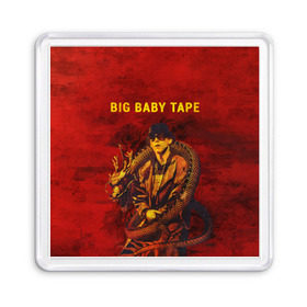 Магнит 55*55 с принтом BIG BABY TAPE - Dragonborn в Санкт-Петербурге, Пластик | Размер: 65*65 мм; Размер печати: 55*55 мм | Тематика изображения на принте: baby | bbt | big | dragonborn | dragons | fire | gimme | lost | rap | raper | tape | the | trap | взял | дракон | драконы | огонь | русский | рэп | рэппер | твою