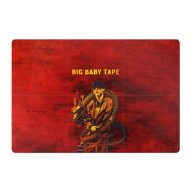 Магнитный плакат 3Х2 с принтом BIG BABY TAPE - Dragonborn в Санкт-Петербурге, Полимерный материал с магнитным слоем | 6 деталей размером 9*9 см | baby | bbt | big | dragonborn | dragons | fire | gimme | lost | rap | raper | tape | the | trap | взял | дракон | драконы | огонь | русский | рэп | рэппер | твою