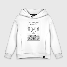 Детское худи Oversize хлопок с принтом Twenty One Pilots в Санкт-Петербурге, френч-терри — 70% хлопок, 30% полиэстер. Мягкий теплый начес внутри —100% хлопок | боковые карманы, эластичные манжеты и нижняя кромка, капюшон на магнитной кнопке | 21 pilots | blurryface | top | trench | twenty one pilots | twentyonepilots | джош дан | тайлер джозеф