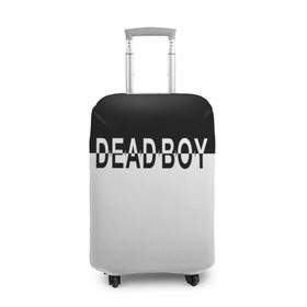 Чехол для чемодана 3D с принтом DEAD BOY   BONES в Санкт-Петербурге, 86% полиэфир, 14% спандекс | двустороннее нанесение принта, прорези для ручек и колес | bones | cloudrap | dead | deadboy | logo | music | rap | sesh | боунс | клаудреп | кости | лого | музыка | реп