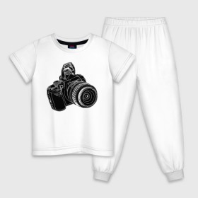 Детская пижама хлопок с принтом зеркалка в Санкт-Петербурге, 100% хлопок |  брюки и футболка прямого кроя, без карманов, на брюках мягкая резинка на поясе и по низу штанин
 | фото | фотограф | фотография