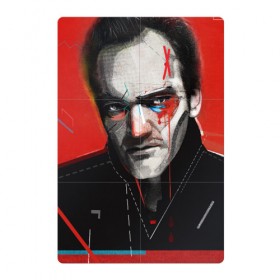 Магнитный плакат 2Х3 с принтом Tarantino в Санкт-Петербурге, Полимерный материал с магнитным слоем | 6 деталей размером 9*9 см | 