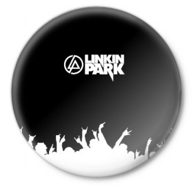 Значок с принтом Linkin Park #5 в Санкт-Петербурге,  металл | круглая форма, металлическая застежка в виде булавки | linkin park | linkin park in the end | linkin park numb | linkin park remix. | linkin parks | линкин парк