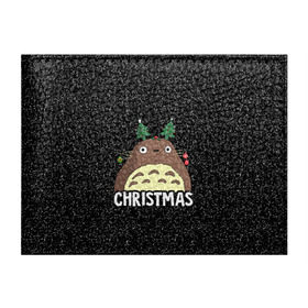 Обложка для студенческого билета с принтом Totoro Christmas в Санкт-Петербурге, натуральная кожа | Размер: 11*8 см; Печать на всей внешней стороне | Тематика изображения на принте: anime | christmas | moon | myneighbortotoro | night | totoro | xmas | аниме | канта | кодомо | котобус | кусакабэ | мэй | рождество | сусуватари | тацуо | тоторо | хаяомиядзаки | ясуко