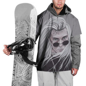Накидка на куртку 3D с принтом Ghostemane в Санкт-Петербурге, 100% полиэстер |  | ghostemane | ghostmane | rap | trap | гостмейн | реп | трэп
