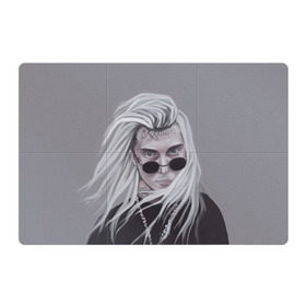 Магнитный плакат 3Х2 с принтом Ghostemane в Санкт-Петербурге, Полимерный материал с магнитным слоем | 6 деталей размером 9*9 см | ghostemane | ghostmane | rap | trap | гостмейн | реп | трэп