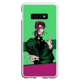 Чехол для Samsung S10E с принтом Jojo Kakyoin в Санкт-Петербурге, Силикон | Область печати: задняя сторона чехла, без боковых панелей | Тематика изображения на принте: adventure | anime | bizzare | jo jo | jojo | logo | manga | аниме | араки | ахегао | джо | джо джо | джоджо | жижа | жожа | жожо | йойо | лого | манга | мульт | мультфильм | отаку | сериал | символ | хирохико | юри | яой