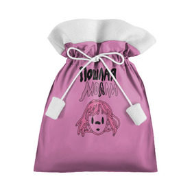 Подарочный 3D мешок с принтом Пошлая Молли в Санкт-Петербурге, 100% полиэстер | Размер: 29*39 см | 3d | волосы | девочка | для девчонок | лицо | лого | логотип | надпись | радио хит