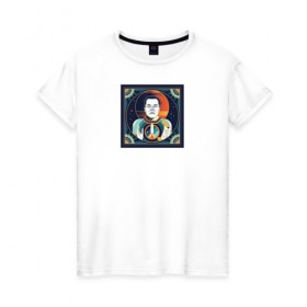 Женская футболка хлопок с принтом Musk Icon в Санкт-Петербурге, 100% хлопок | прямой крой, круглый вырез горловины, длина до линии бедер, слегка спущенное плечо | elon | elon musk | sapcex | tesla | илон маск | наука