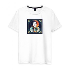 Мужская футболка хлопок с принтом Musk Icon в Санкт-Петербурге, 100% хлопок | прямой крой, круглый вырез горловины, длина до линии бедер, слегка спущенное плечо. | elon | elon musk | sapcex | tesla | илон маск | наука