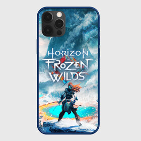 Чехол для iPhone 12 Pro с принтом HORIZON ZERO DAWN в Санкт-Петербурге, силикон | область печати: задняя сторона чехла, без боковых панелей | aloy | game | horizon zero dawn | hunter | machine | mecha | robot | snow | spear | the frozen wilds | weapon | игры | постапокалипсис | роботы | фентези | элой