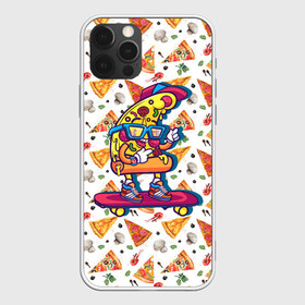 Чехол для iPhone 12 Pro Max с принтом Пицца на скейте в Санкт-Петербурге, Силикон |  | pizza | грибы | еда | зелень | колбаса | крутаяпицца | кусокпиццы | пицца | пиццерия | скейт | сыр