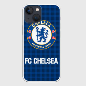 Чехол для iPhone 13 mini с принтом РЮКЗАК CHELSEA в Санкт-Петербурге,  |  | chelsea | fc | football | football club | sport | спорт | спортивные | униформа | фирменные цвета | фк | футбол | футбольный клуб | челси