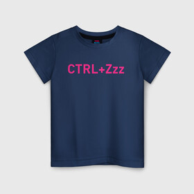 Детская футболка хлопок с принтом Ctrl+Z в Санкт-Петербурге, 100% хлопок | круглый вырез горловины, полуприлегающий силуэт, длина до линии бедер | Тематика изображения на принте: кирилл бледный | пошлая молли
