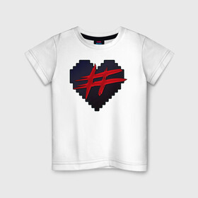 Детская футболка хлопок с принтом Френдзона логотип в Санкт-Петербурге, 100% хлопок | круглый вырез горловины, полуприлегающий силуэт, длина до линии бедер | lm | бой | бойчик | бэйби | диджейкин | кисеш | кроки | лав | мэйби | мэйк | писеш