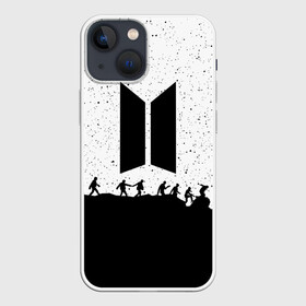 Чехол для iPhone 13 mini с принтом BTS STARS | БТС ЗВЁЗДЫ в Санкт-Петербурге,  |  | bt21 | bts | bts army | bts star | bts stickers | j hope | jimin | jin | jungkook | k pop | rap monster | rapmon | space | suga | v | бтс | бтс звезды | корея | космос | стикеры bts